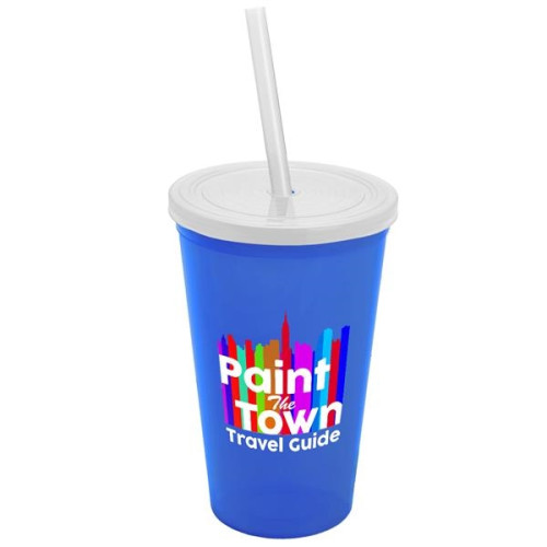 22 oz. Straw-n-Lid Single-wall Tumbler - Digital