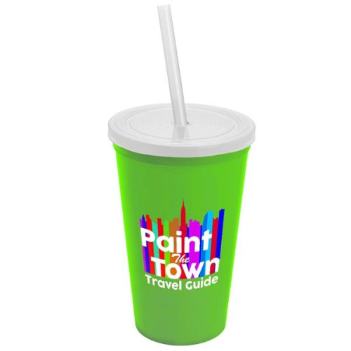 22 oz. Straw-n-Lid Single-wall Tumbler - Digital