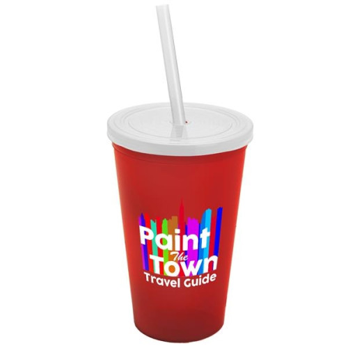22 oz. Straw-n-Lid Single-wall Tumbler - Digital