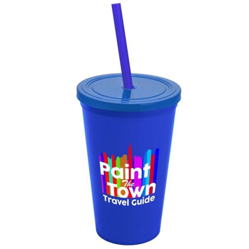 22 oz. Straw-n-Lid Single-wall Tumbler - Digital