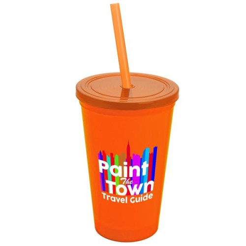 22 oz. Straw-n-Lid Single-wall Tumbler - Digital