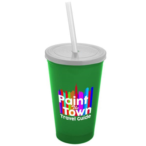 22 oz. Straw-n-Lid Single-wall Tumbler - Digital