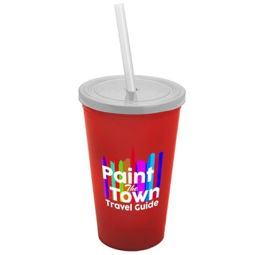 22 oz. Straw-n-Lid Single-wall Tumbler - Digital