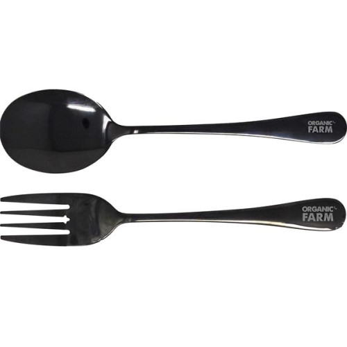 Eclipse Stainless Serving Fork & Spoon Set 