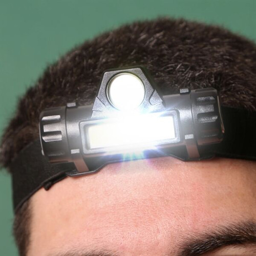 Nocturnal LED & COB Rechargeable Headlamp