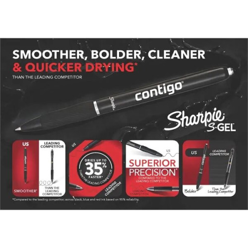 Sharpie® S-Gel Metal Champagne Barrel