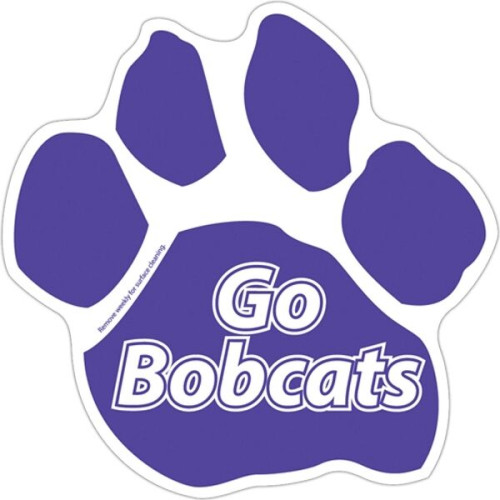 Small Paw Print Car Sign Magnet