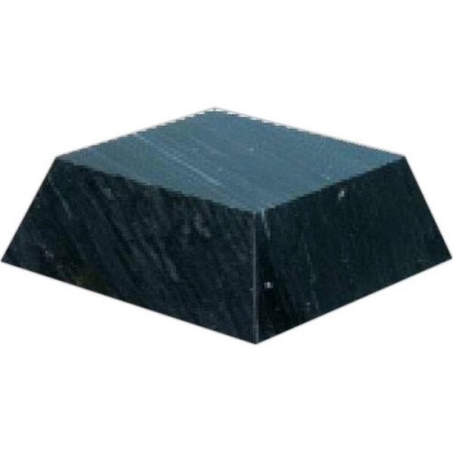 Large Black Marble Pyramid Base