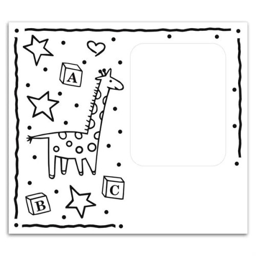 Rectangle Punch Out Picture Frame Magnet