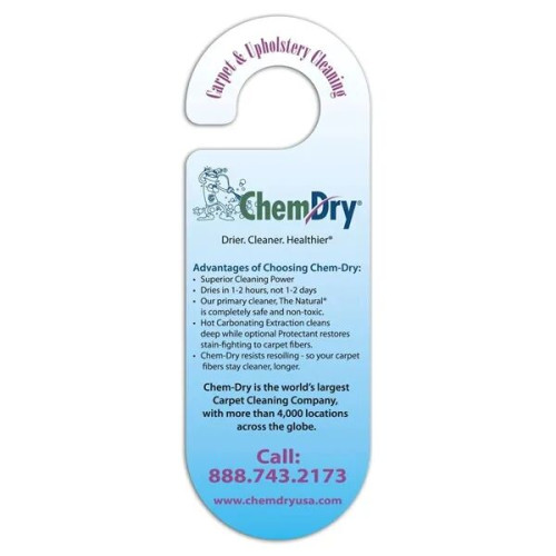 Door Hanger Oval Paper Card