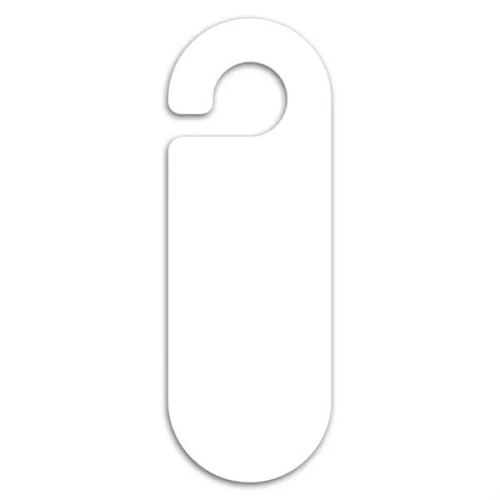 Door Hanger Oval Paper Card