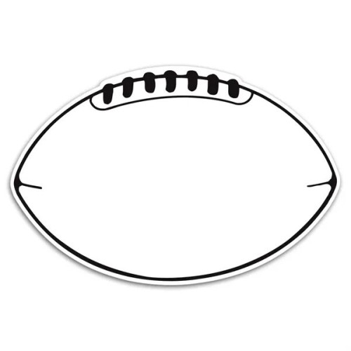 Football Car Sign Magnet