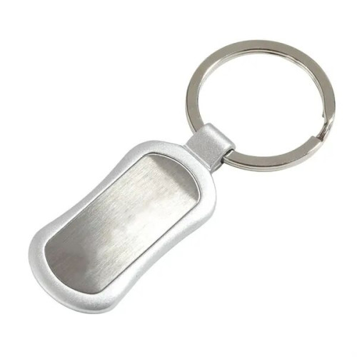 Oval Metal Keytag