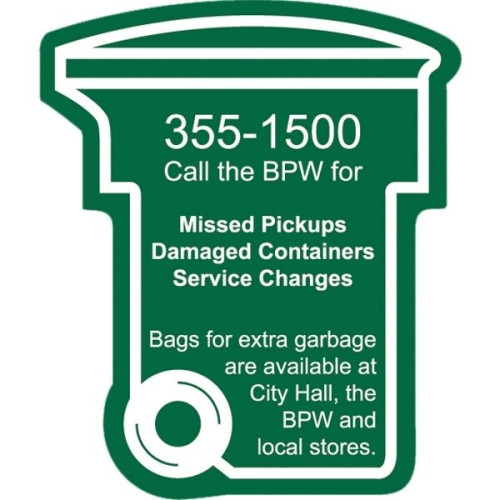 Trash / Recycling Bin Magnet