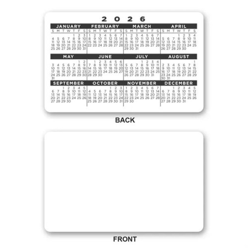 Plastic Wallet Card - 30 mil