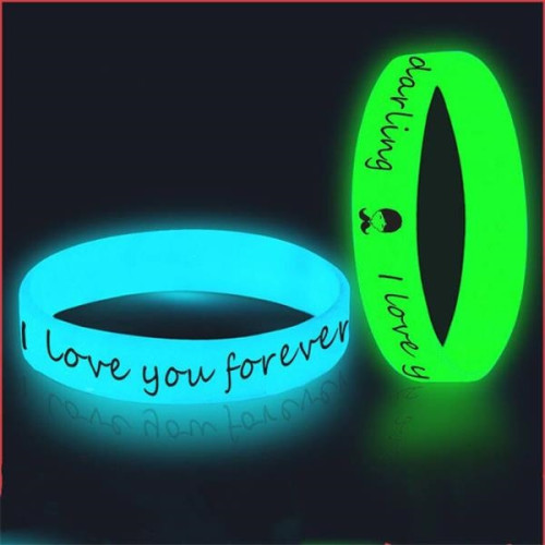 Glow in Dark Silicone Wristbands