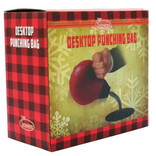 Desktop Punch Bag with Suction Cup and Pump - Stress Buster