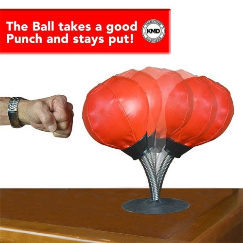 Desktop Punch Bag with Suction Cup and Pump - Stress Buster