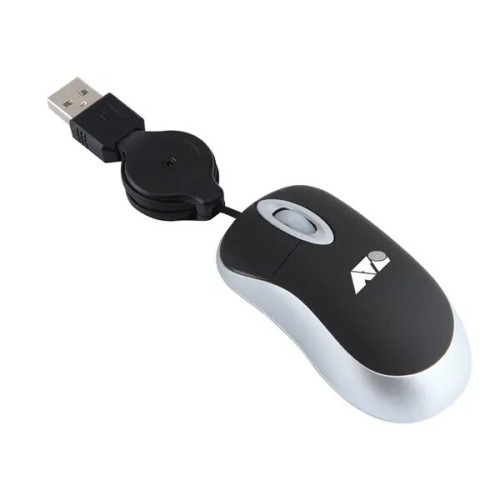 Mini Optical Mouse w/ Metallic Finish Wired