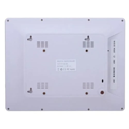 12" Digital Picture Frame Plays Video, Music and Slide Show