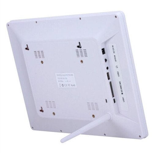 12" Digital Picture Frame Plays Video, Music and Slide Show