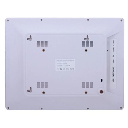 12" Digital Picture Frame Plays Video, Music and Slide Show