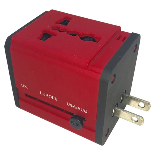 UNIVERSAL INTERNATIONAL TRAVEL AC ADAPTER WITH USB PORT