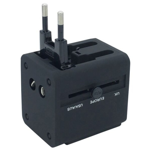 UNIVERSAL INTERNATIONAL TRAVEL AC ADAPTER WITH USB PORT