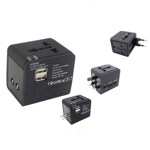 UNIVERSAL INTERNATIONAL TRAVEL AC ADAPTER WITH USB PORT
