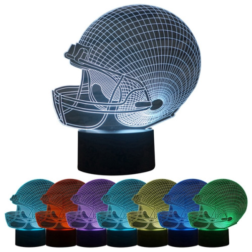 Football Helmet 3D LED Lamp