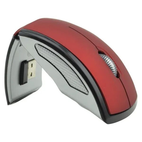 Curved Optical Mouse w/ USB Receiver Wireless
