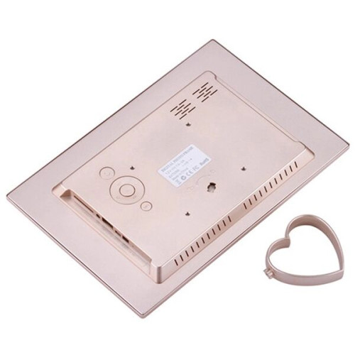 Metal 12" Digital Picture Frame Plays Video, Music and Slide