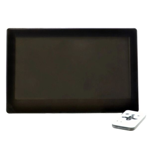 Metal 12" Digital Picture Frame Plays Video, Music and Slide