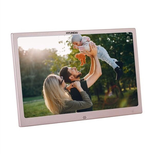 Metal 12" Digital Picture Frame Plays Video, Music and Slide