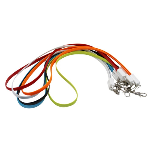 2 in 1 Lanyard USB charging and data cable for iPhone and An