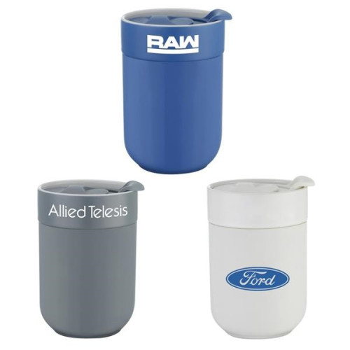 Imari Ceramic 9.5oz Tumbler With Silicone Sleeve And Lid Wit