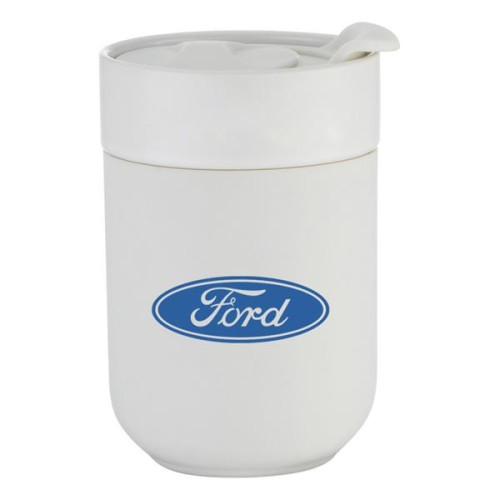 Imari Ceramic 9.5oz Tumbler With Silicone Sleeve And Lid Wit