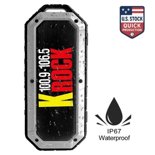 SonicWave IP67 Waterproof Bluetooth Speaker Perfect For Outd