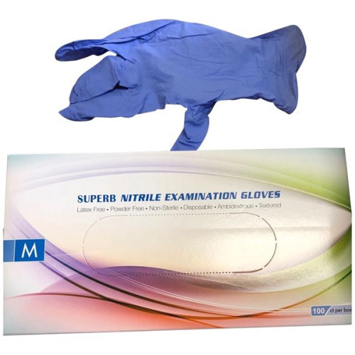 5 Mil Extra Thick Nitrile Glove Powder Free Medical Grade FD