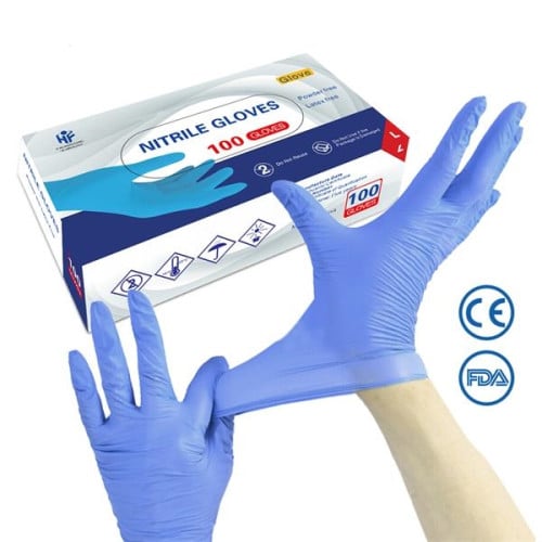 5 Mil Extra Thick Nitrile Glove Powder Free Medical Grade FD