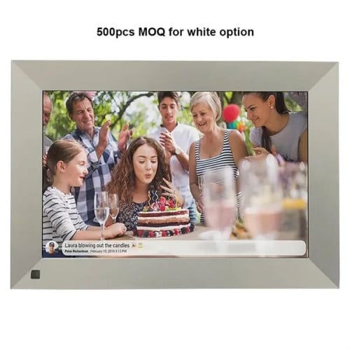 10" Wi-Fi Digital Picture Frame Remote Photo & Video Updates
