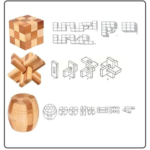 MindBender Barrel Wooden Puzzle