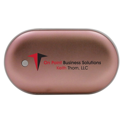 Pebble Pocket Hand Warmer Power Bank 5200mAh Double Sided