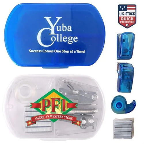 Mini Office Desk Set with Stapler with Extra Staples