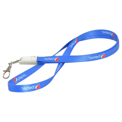 2 in 1 Lanyard USB charging and data cable for iPhone and An