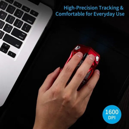 Red Lamborghini Car Mouse Wireless