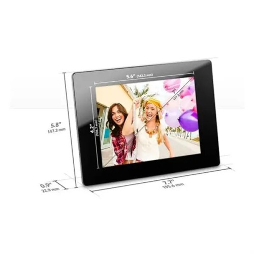 7" LCD Digital Photo Frame with Glossy Finish