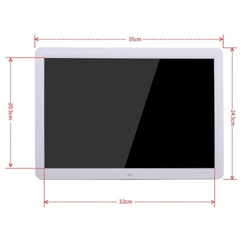 Plastic Digital Picture Frame w/ 15" Screen