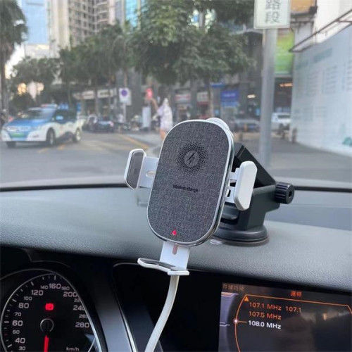 15W Fast Auto Sensing Car Wireless Charger Phone Mount With