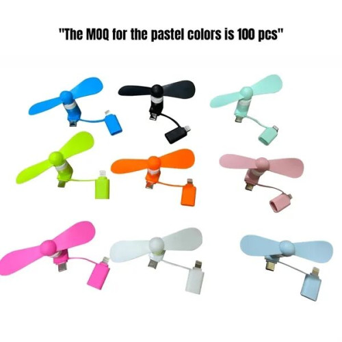 Portable Mini Fans For Cell Phone, Power Bank, Tablet